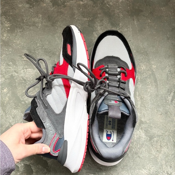 Champion OT Alter 1 mens sneakers size 9 grey red - Picture 9 of 9